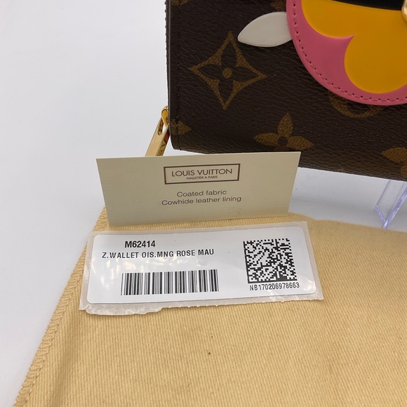 LOUIS VUITTON Monogram Lovely Bird Zippy Wallet M62414 - Picture 12 of 13